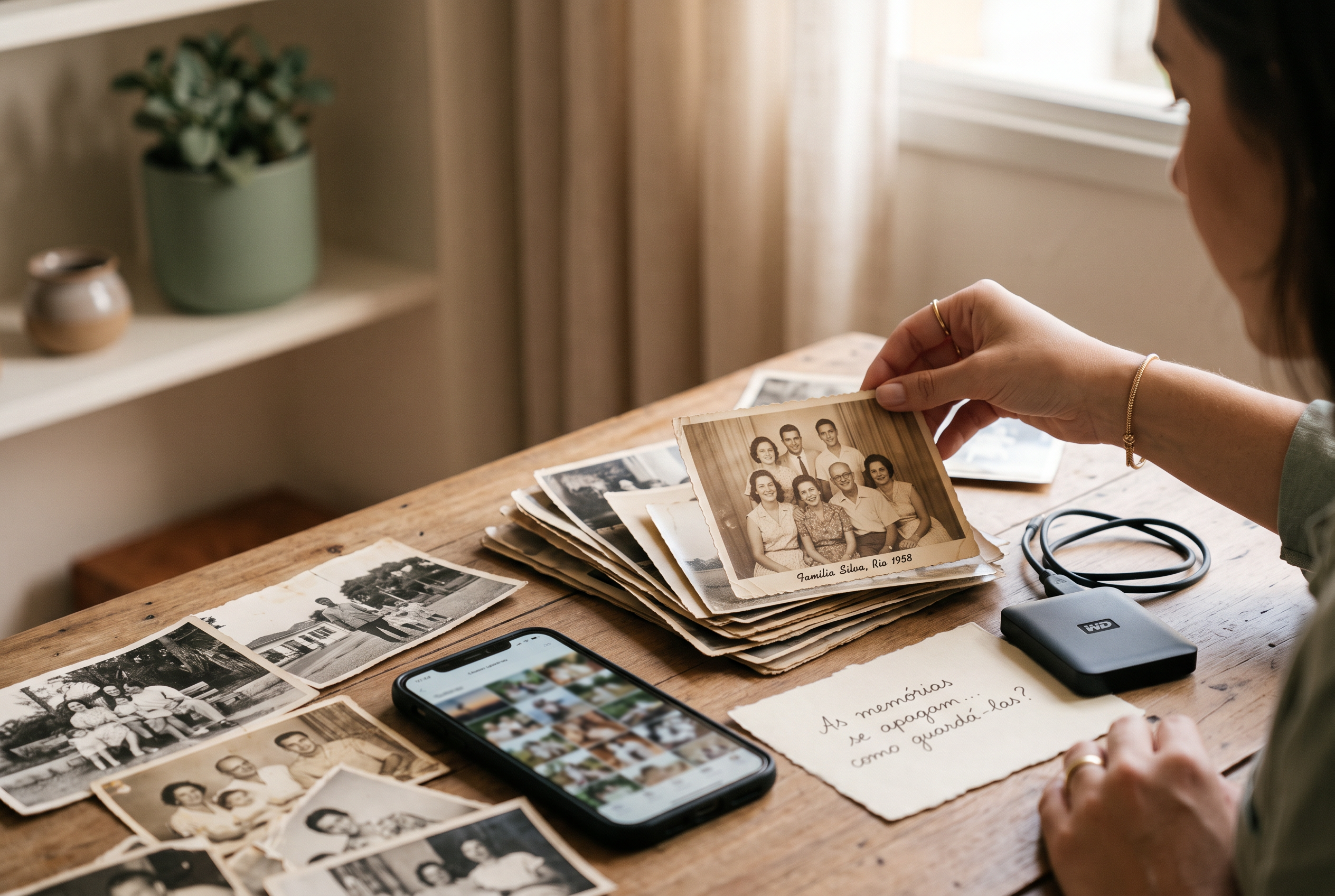 A história da sua família está no celular, mas pode desaparecer amanhã